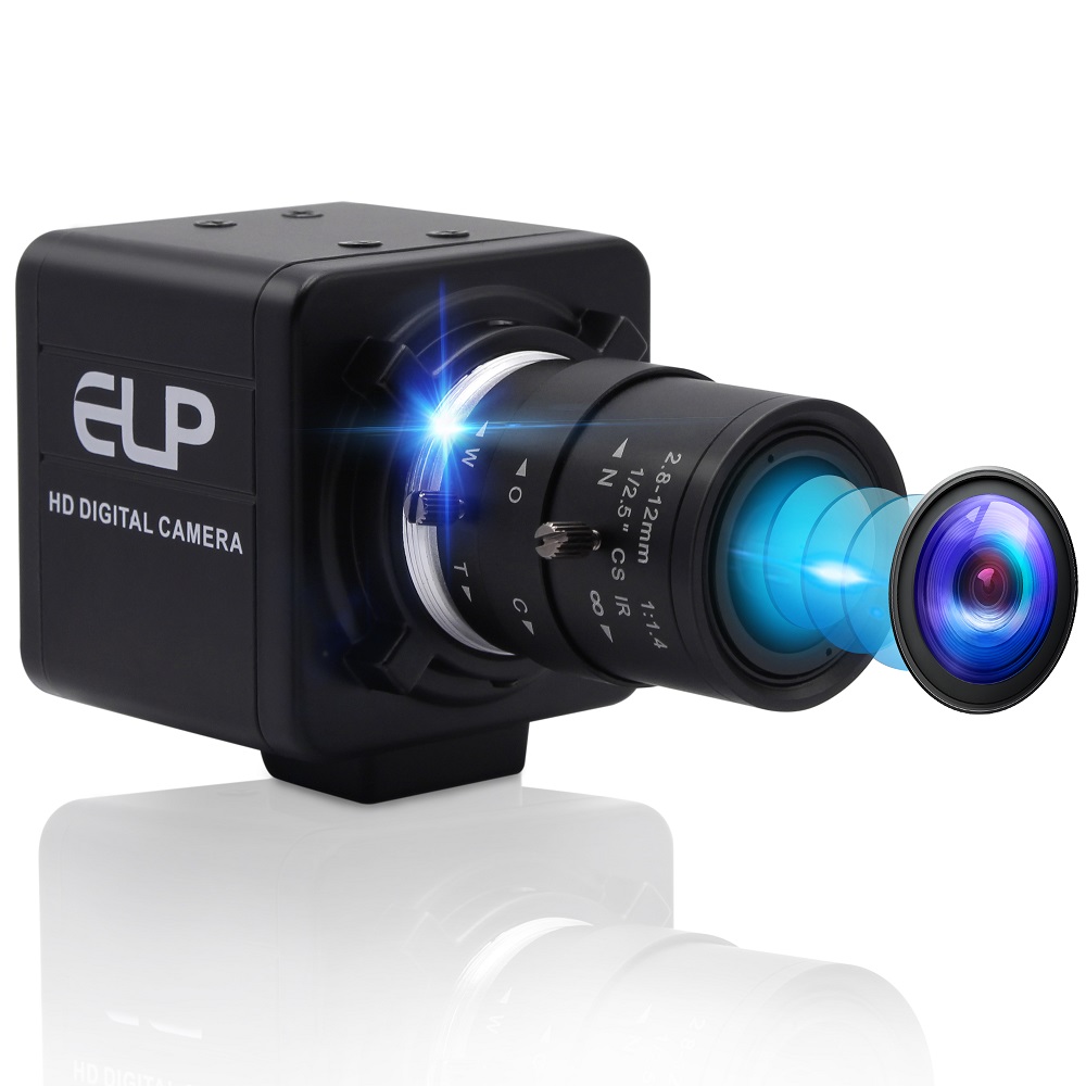 2MP Sony IMX323 sensor low illumination varifocal industrial usb camera for parking system - Click Image to Close